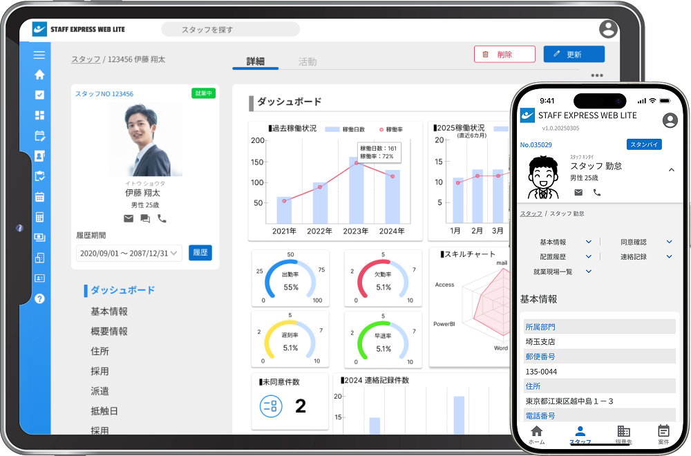 WEB LITE画面の画像