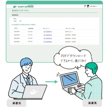 Webから確認が可能